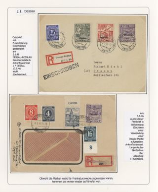 DEUTSCHE LOKALAUSGABEN 1945/1946 – Blatt 110