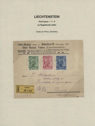 LICHTENŠTEJNSKO 1900-1950 – list 5