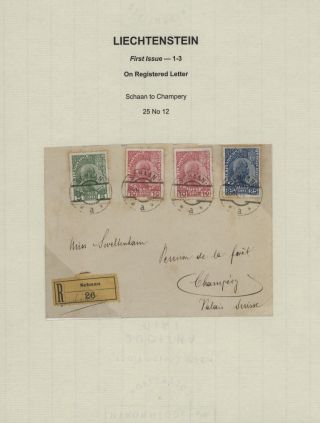 LICHTENŠTEJNSKO 1900-1950 – list 7