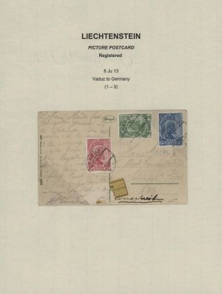 LICHTENŠTEJNSKO 1900-1950 – list 8