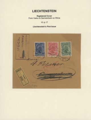 LICHTENŠTEJNSKO 1900-1950 – list 9