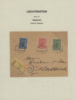 LICHTENŠTEJNSKO 1900-1950 – list 11