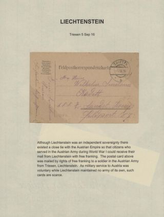 LICHTENŠTEJNSKO 1900-1950 – list 12
