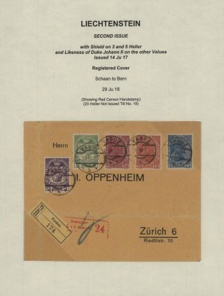 LICHTENŠTEJNSKO 1900-1950 – list 13