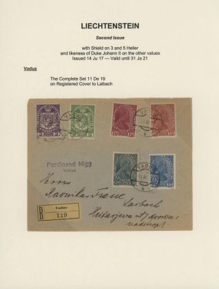 LICHTENŠTEJNSKO 1900-1950 – list 16