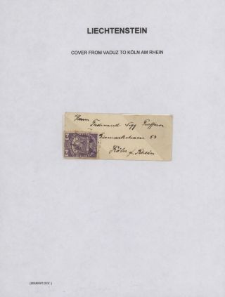 LIECHTENSTEIN 1900-1950 – Blatt 19