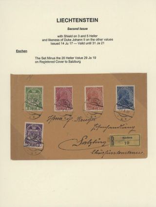 LIECHTENSTEIN 1900-1950 – Blatt 22