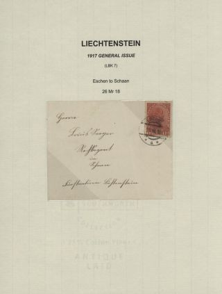LIECHTENSTEIN 1900-1950 – Blatt 25
