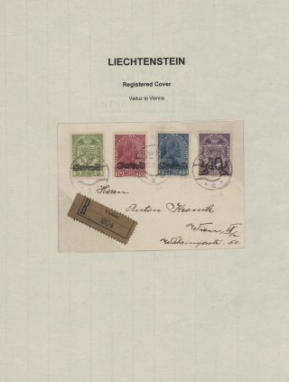 LIECHTENSTEIN 1900-1950 – Blatt 29