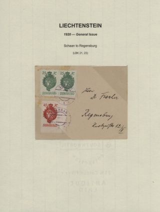LICHTENŠTEJNSKO 1900-1950 – list 34