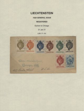 LICHTENŠTEJNSKO 1900-1950 – list 35