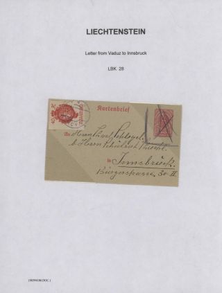 LICHTENŠTEJNSKO 1900-1950 – list 36