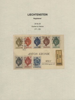LICHTENŠTEJNSKO 1900-1950 – list 41