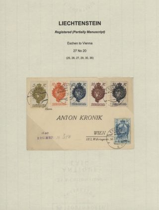 LICHTENŠTEJNSKO 1900-1950 – list 42
