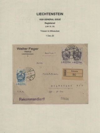 LICHTENŠTEJNSKO 1900-1950 – list 50