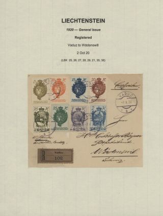 LICHTENŠTEJNSKO 1900-1950 – list 53