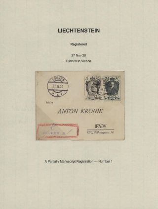 LICHTENŠTEJNSKO 1900-1950 – list 55