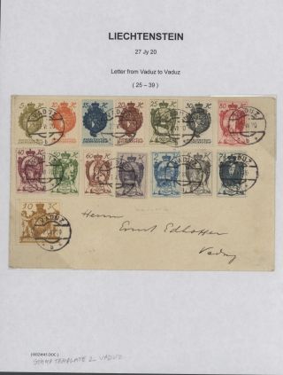 LICHTENŠTEJNSKO 1900-1950 – list 56