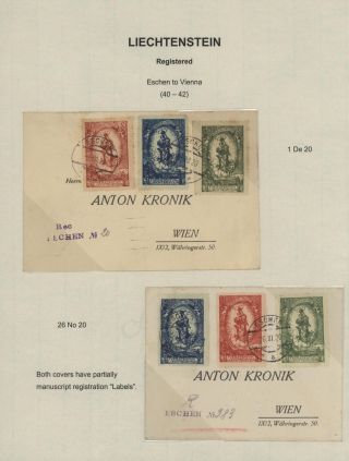 LICHTENŠTEJNSKO 1900-1950 – list 61