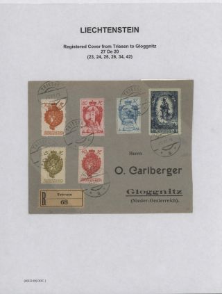 LICHTENŠTEJNSKO 1900-1950 – list 63
