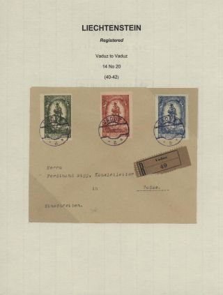 LICHTENŠTEJNSKO 1900-1950 – list 65