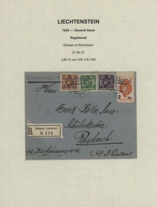 LICHTENŠTEJNSKO 1900-1950 – list 67