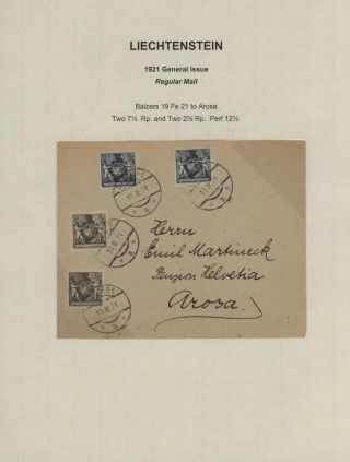LICHTENŠTEJNSKO 1900-1950 – list 69