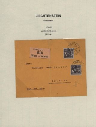 LICHTENŠTEJNSKO 1900-1950 – list 70