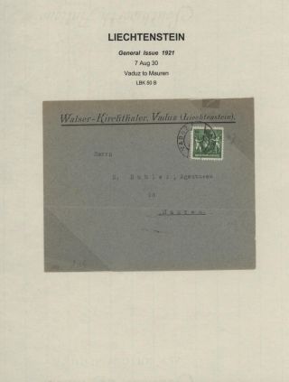 LICHTENŠTEJNSKO 1900-1950 – list 71
