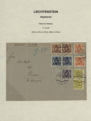 LICHTENŠTEJNSKO 1900-1950 – list 72