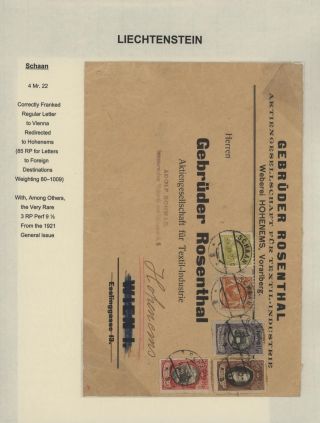 LICHTENŠTEJNSKO 1900-1950 – list 73