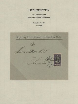 LICHTENŠTEJNSKO 1900-1950 – list 74