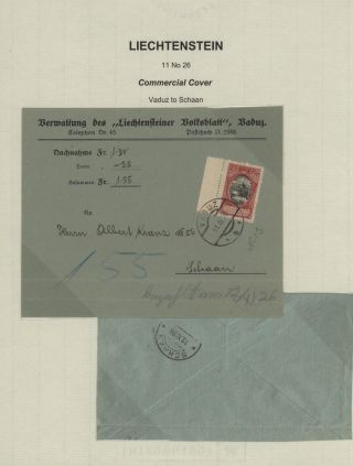 LICHTENŠTEJNSKO 1900-1950 – list 76