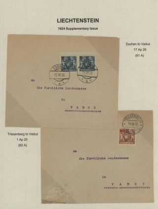 LICHTENŠTEJNSKO 1900-1950 – list 81