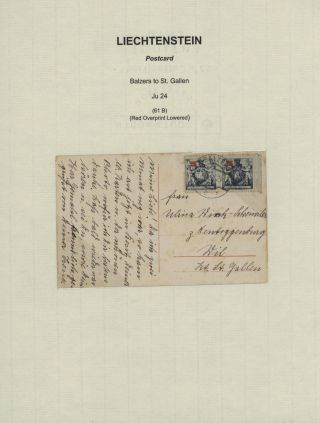 LICHTENŠTEJNSKO 1900-1950 – list 83