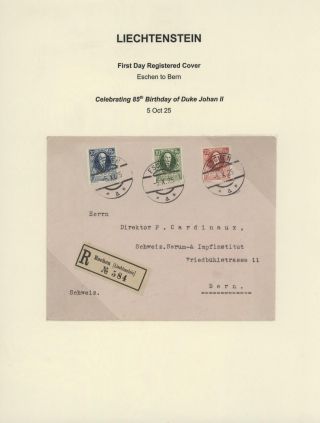 LICHTENŠTEJNSKO 1900-1950 – list 87