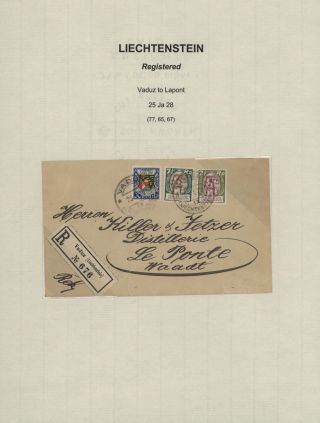 LICHTENŠTEJNSKO 1900-1950 – list 89