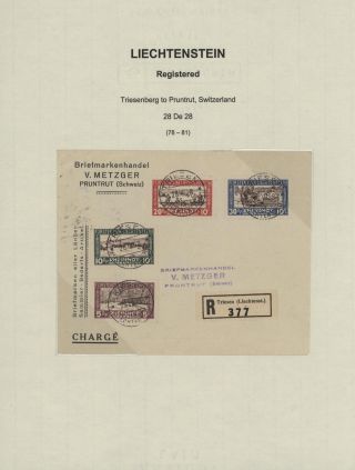 LICHTENŠTEJNSKO 1900-1950 – list 93