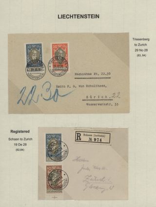 LICHTENŠTEJNSKO 1900-1950 – list 100