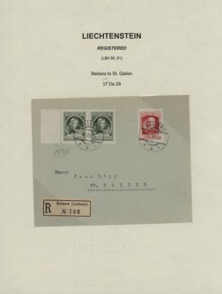 LICHTENŠTEJNSKO 1900-1950 – list 103