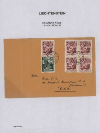 LICHTENŠTEJNSKO 1900-1950 – list 105
