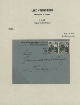 LICHTENŠTEJNSKO 1900-1950 – list 107