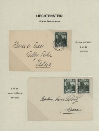 LICHTENŠTEJNSKO 1900-1950 – list 109