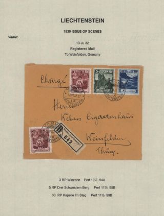 LICHTENŠTEJNSKO 1900-1950 – list 116