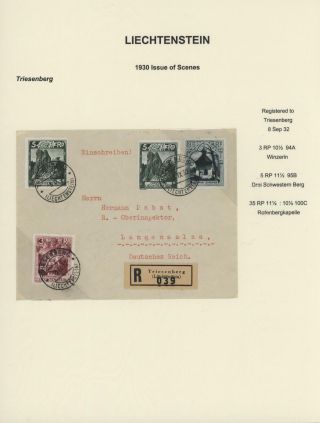 LICHTENŠTEJNSKO 1900-1950 – list 121