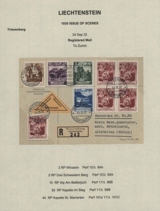 LICHTENŠTEJNSKO 1900-1950 – list 124