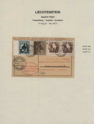 LICHTENŠTEJNSKO 1900-1950 – list 125