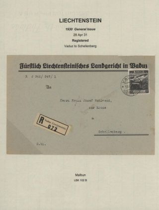LICHTENŠTEJNSKO 1900-1950 – list 128