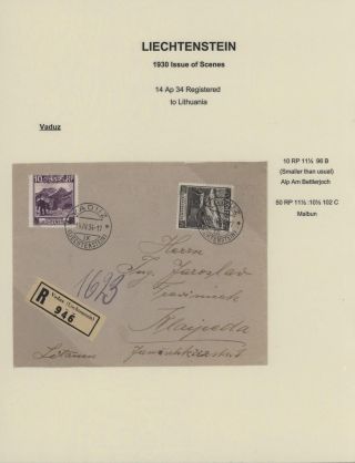 LICHTENŠTEJNSKO 1900-1950 – list 130