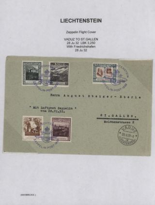 LICHTENŠTEJNSKO 1900-1950 – list 139
